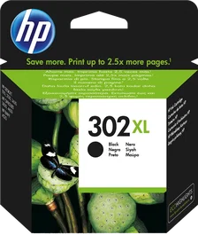 HP Cartucho de tinta 302 XL Negro de alto rendimiento (F6U68AE) inevitable