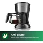 Philips Cafetera de filtro Daily HD7462/20 Negro y acero inoxidable