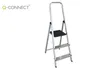 Q-connect Escalera de Aluminio 3 Peldaños 150 kg EN-131 590x400x1260 mm