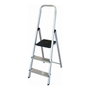 Q-connect Escalera de aluminio de 3 peldaños