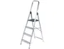 Q-connect Escalera de Aluminio 4 Peldaños Carga Máxima 150 kg EN-131 GS 860x462x1470 mm