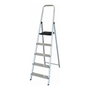 Q-connect Escalera de aluminio de 5 peldaños