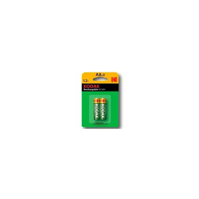 Kodak 2 Pilas Recargables Ni-MH AA / LR6, 2600 mAh - Blister