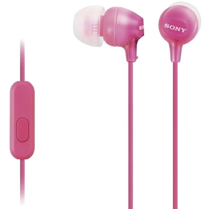 Sony MDR-EX15APPI Auriculares In-Ear Rosa con Micrófono