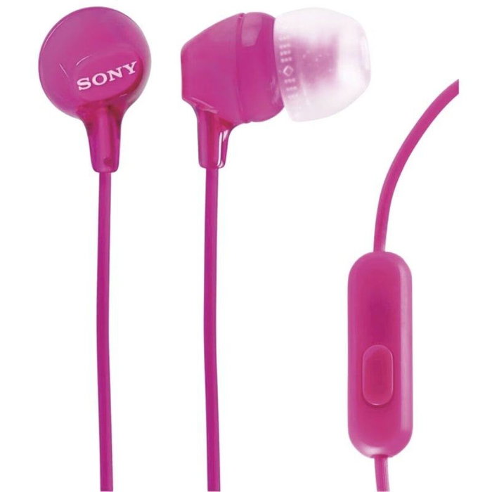 Sony MDR-EX15APPI Auriculares In-Ear Rosa con Micrófono