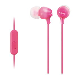 Sony MDR-EX15APPI Auriculares In-Ear Rosa con Micrófono