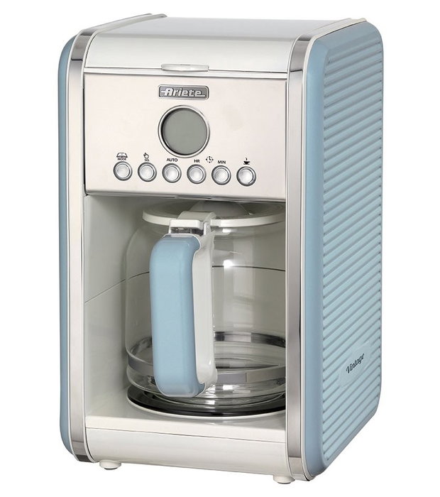 Ariete Cafetera de Goteo Vintage Azul 1342/05