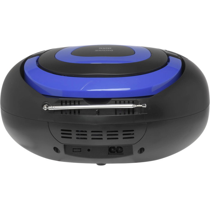 Denver TCL-212BTBLUE Reproductor de CD portátil Azul y Negro Denver TCL-212BTBLUE Reproductor de CD portátil Azul y Negro