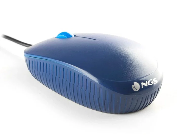 NGS Flame Ratón Óptico 1000 DPI Azul USB