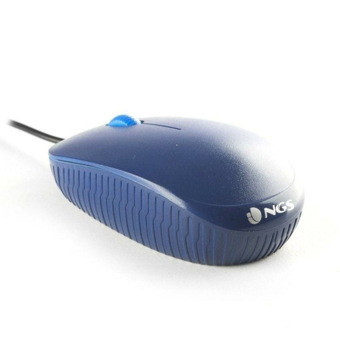 NGS Flame Ratón Óptico 1000 DPI Azul USB