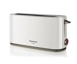 Taurus My Toast 960647000 Tostadora de 1 Ranura Extraancha, 7 Niveles de Tostado, 1000W, Blanca