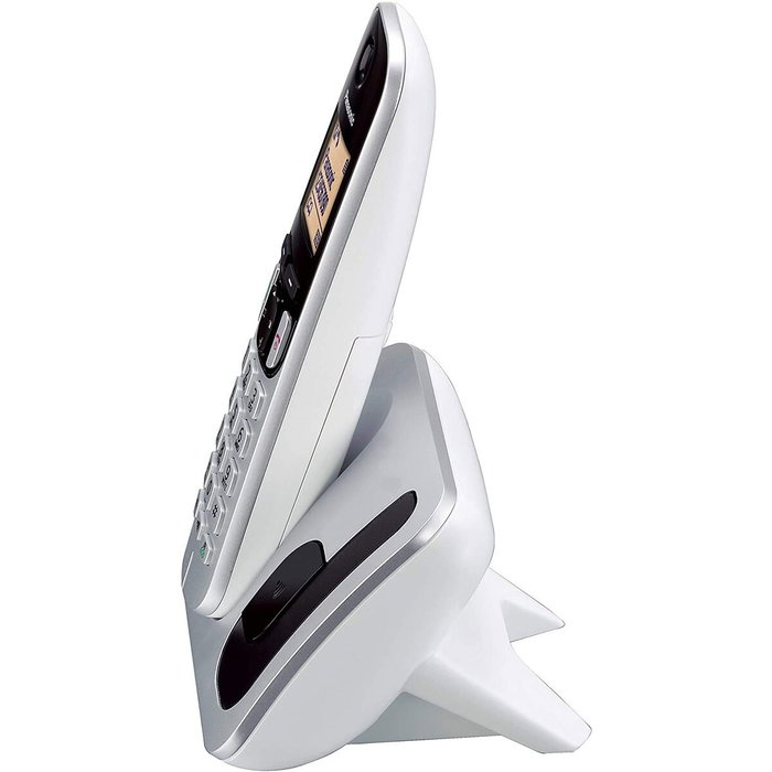 Teléfono Inalámbrico Panasonic KX-TGC212 Ambar Plateado Metalizado