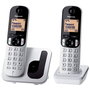 Teléfono Inalámbrico Panasonic KX-TGC212 Ambar Plateado Metalizado