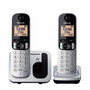 Teléfono Inalámbrico Panasonic KX-TGC212 Ambar Plateado Metalizado