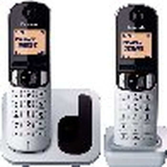 Teléfono Inalámbrico Panasonic KX-TGC212 Ambar Plateado Metalizado