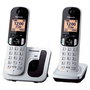 Teléfono Inalámbrico Panasonic KX-TGC212 Ambar Plateado Metalizado