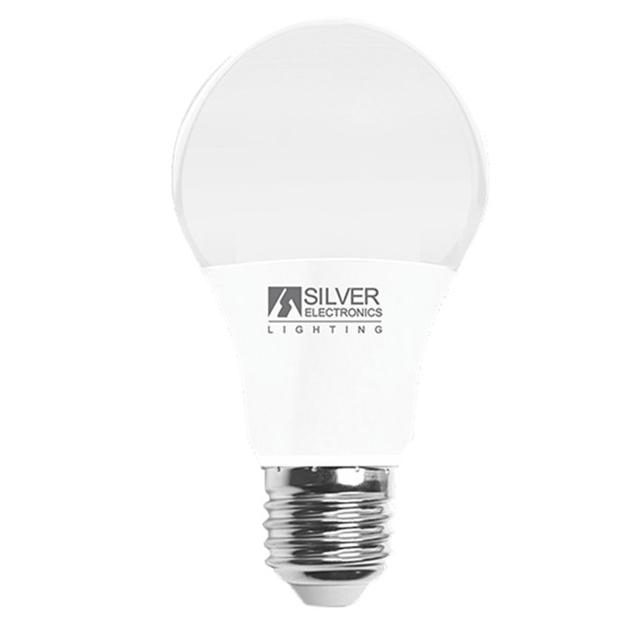 Silver Electronics Bombilla LED Eco Decorativa Estándar 10W (equivalente a 85W) E27 5000K 860 lúmenes Luz Blanca A+ Silver Electronics Bombilla LED Eco Decorativa Estándar 10W (equivalente a 85W) E27 5000K 860 lúmenes Luz Blanca A+