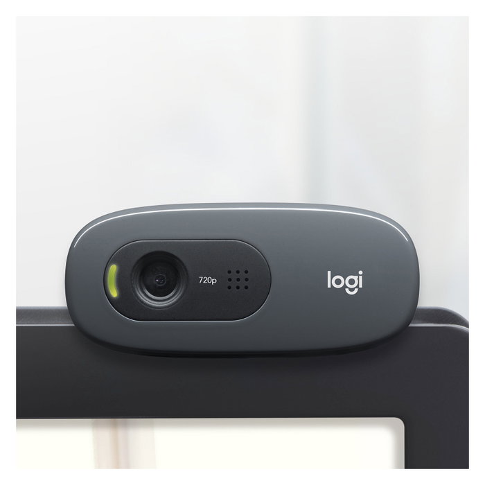 Logitech C270 HD Webcam Negro