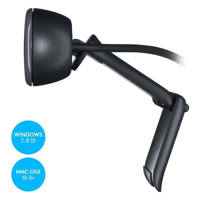 Logitech C270 HD Webcam Negro