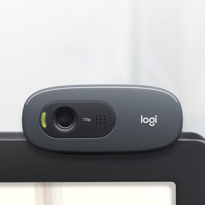 Logitech C270 HD Webcam Negro