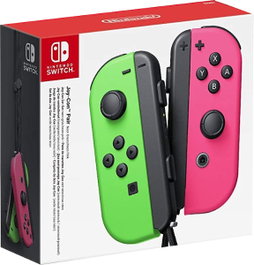 Nintendo Joy-Con Verde Neón y Rosa Neón