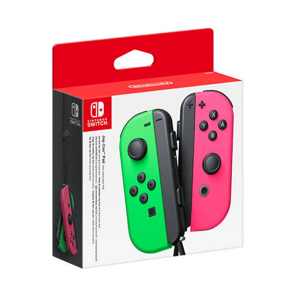 Nintendo Switch Joy-Con 2er-Set Verde Rosa Gamepad Inalámbrico