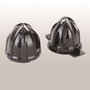 Jata Hogar Exprimidor Eléctrico EX421 40W 700ml Acero Inoxidable Negro con Dos Conos