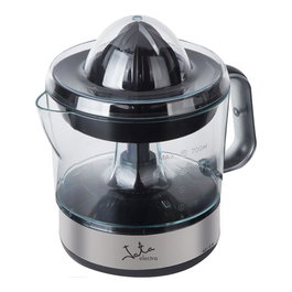 Jata Hogar Exprimidor Eléctrico EX421 40W 700ml Acero Inoxidable Negro con Dos Conos