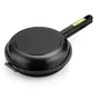 Bra Sartén Dupla A121467 para Tortillas, Ø26cm, Aluminio Fundido, Apta para Inducción
