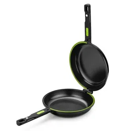 BRA A121467 Sartén Dupla para Tortillas - Sartén de Aluminio Fundido Antiadherente Apta para Inducción, 26 cm