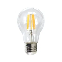 Silver Electronics Bombilla LED E27 6W Blanco Cálido 3000K, Equivalente a 80W, Forma en A, 700 Lúmenes, Vida Útil 15000h