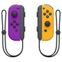 Nintendo Joy-Con Gamepad - Set de 2 Mandos Inalámbricos para Nintendo Switch (Color Lila/Naranja) - Bluetooth, Cruceta, Analógico/Digital, Negro, Naranja, Púrpura