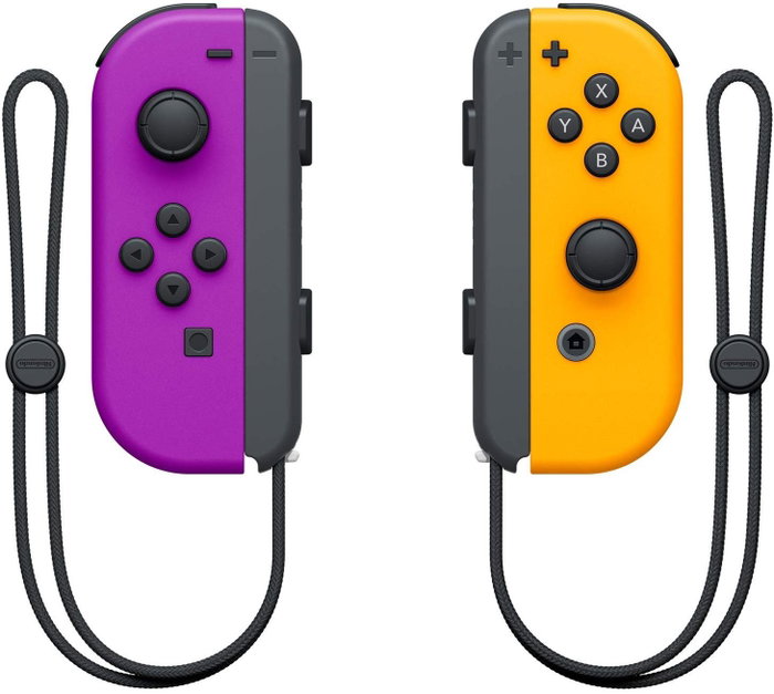 Nintendo Joy-Con Set de 2 Lila Neón/Naranja Neón