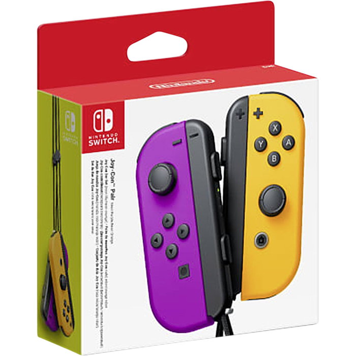 Nintendo Joy-Con Set Lila y Naranja Neón Nintendo Joy-Con Set Lila y Naranja Neón