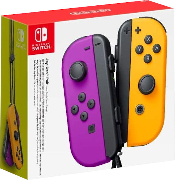 Nintendo Joy-Con Set de 2 Lila y Naranja Neón Nintendo Joy-Con Set de 2 Lila y Naranja Neón
