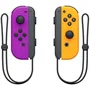 Nintendo Par de Joy-Con Izquierda Neón Púrpura y Derecha Neón Naranja para Nintendo Switch
