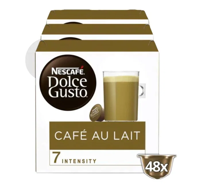 Nescafé Dolce Gusto Au Lait Tripack 48 Unidades Nescafé Dolce Gusto Au Lait Tripack 48 Unidades