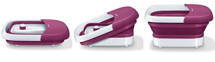 Beurer FB-30 Hidromasaje de Pies Plegable con Luz Infrarroja