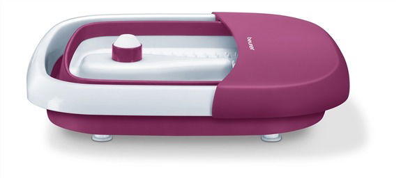 Beurer FB-30 Hidromasaje de Pies con Masaje Vibratorio, Burbujas, Regulación de Temperatura y Luz Infrarroja, Plegable