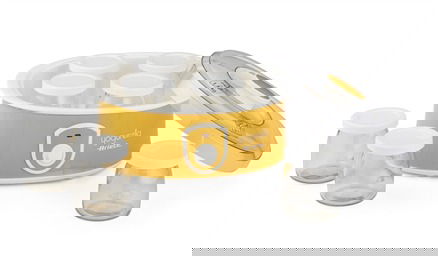 Ariete 617 Yogurtera con 7 Tarros Individuales para Preparar Hasta 1.3 Litros de Yogur Casero