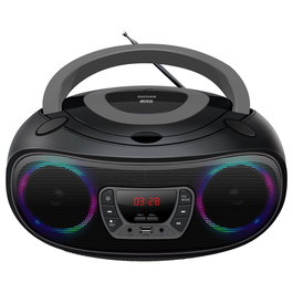 Radio CD Bluetooth MP3 Denver Electronics TCL-212BT GREY 4W Gris Negro/Gris