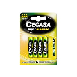 Pilas Cegasa Alcalina Lr03 Blister De 4