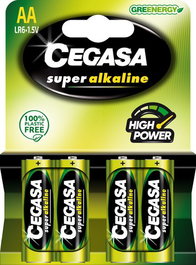 CEGASA PILA SUPER ALC LR06 BLISTER 4 UDS