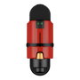 Krups Nespresso Inissia XN1005F Máquina de Café Espresso Automática, 19 bar, 1260 W, Cápsulas, Color Rojo