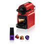 Krups Nespresso Inissia XN1005F Máquina de Café Espresso Automática, 19 bar, 1260 W, Cápsulas, Color Rojo