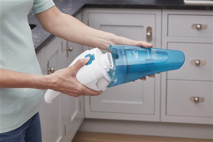 Black+Decker WDC-115-WA Recogidetodo Dustbuster Inalámbrico Aspira Líquidos y Sólidos con Batería de Litio 3,6V