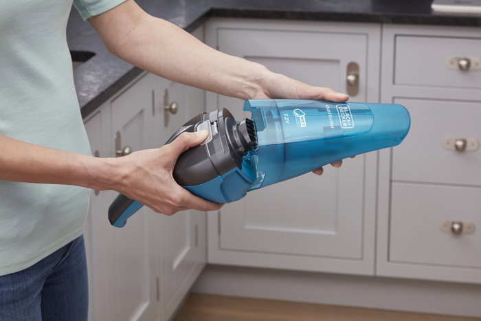 Black+Decker Dustbuster WDC-215-WA Aspirador de mano para líquidos y sólidos, Azul