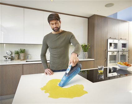 Black+Decker WDA-320-J Recogetodo Dustbuster Inalámbrico Aspira Líquidos y Sólidos con Batería de Litio