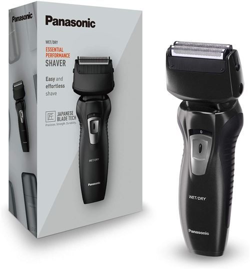 PANASONIC Afeitadora eléctrica recargable para hombre, Wet & Dry, ES-LS9AX, afeitado húmedo y seco, navajas 5D flexible