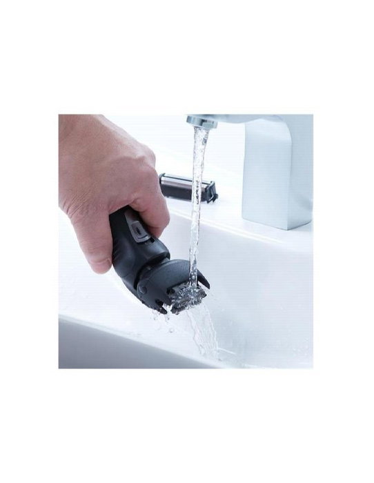 PANASONIC Afeitadora eléctrica recargable para hombre, Wet & Dry, ES-LS9AX, afeitado húmedo y seco, navajas 5D flexible